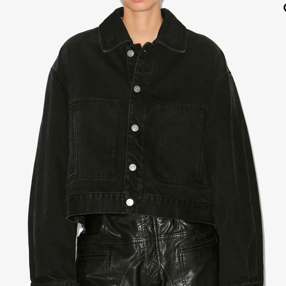 Isabel Marant Josephine black denim jacket - Picture 1 of 3